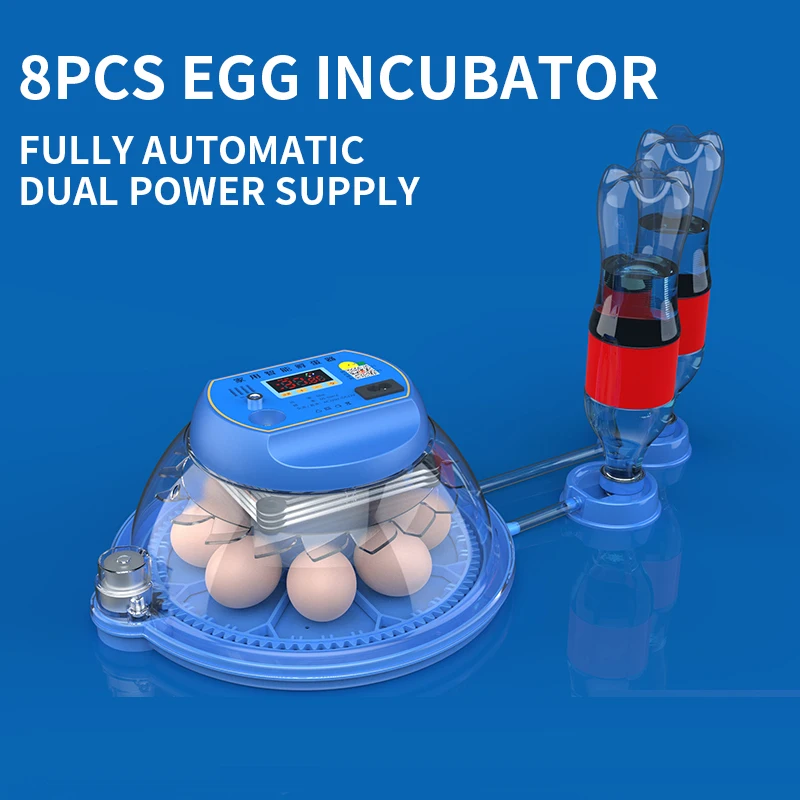 Incubadora automática de 52 huevos, máquina de incubación para torneado de huevos, pollo, pato, codorniz, aves
