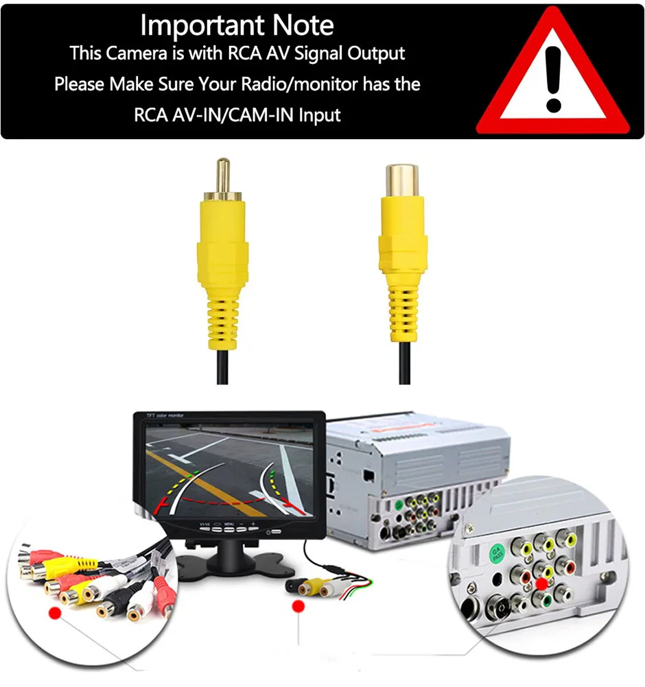 Obrázek 6: CVBS hd auto zadní výhled couvat záloha kamera  8 LED  pro BMW 1 řada E82 3čepel řada E46 e90 E91 5barvy řada E39 E53 X3 X5 Android DVD