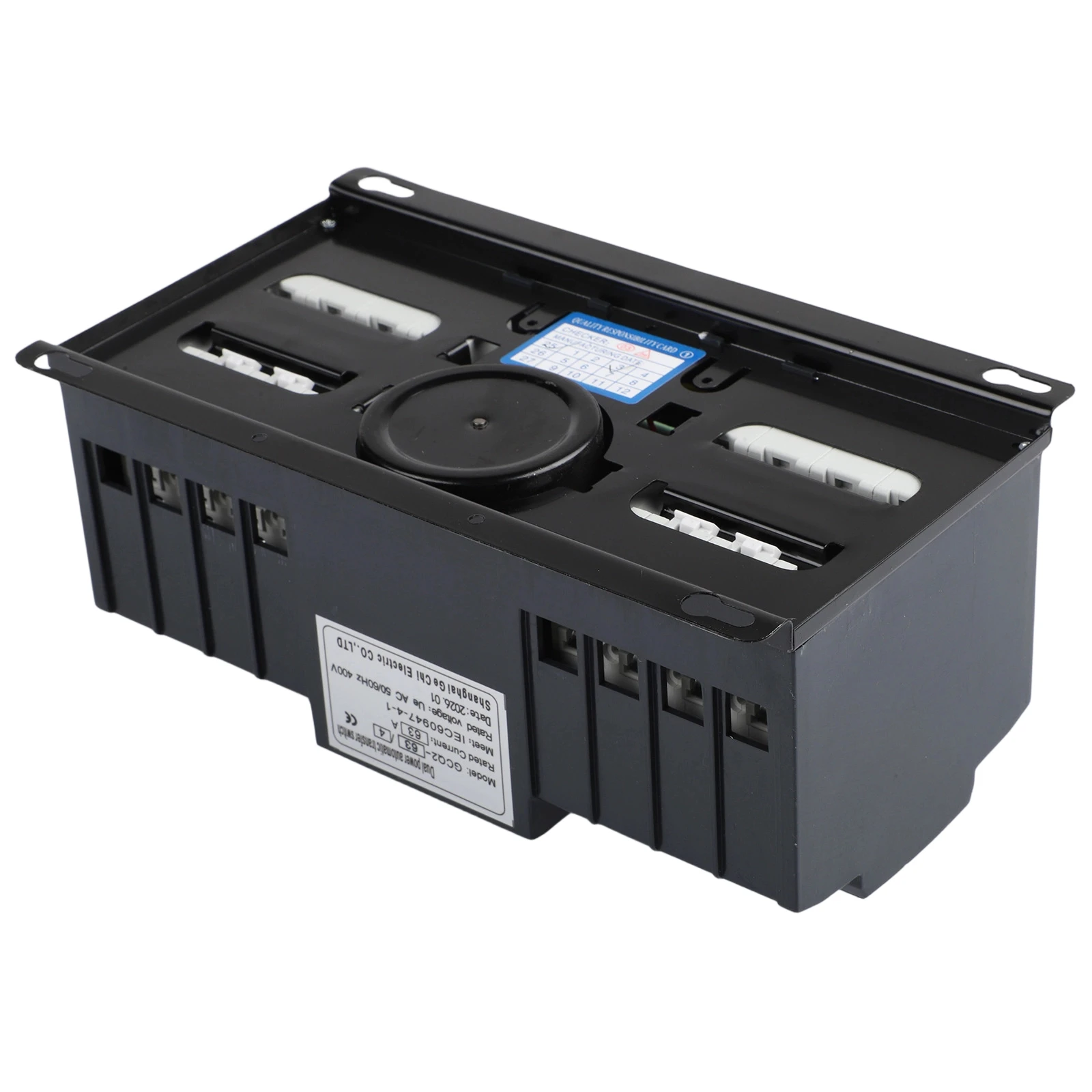 380V 4P 63A Automatic Transfer Switch for ATS Dual Power Supply Designed to Meet For CE Electrical Safety Standards