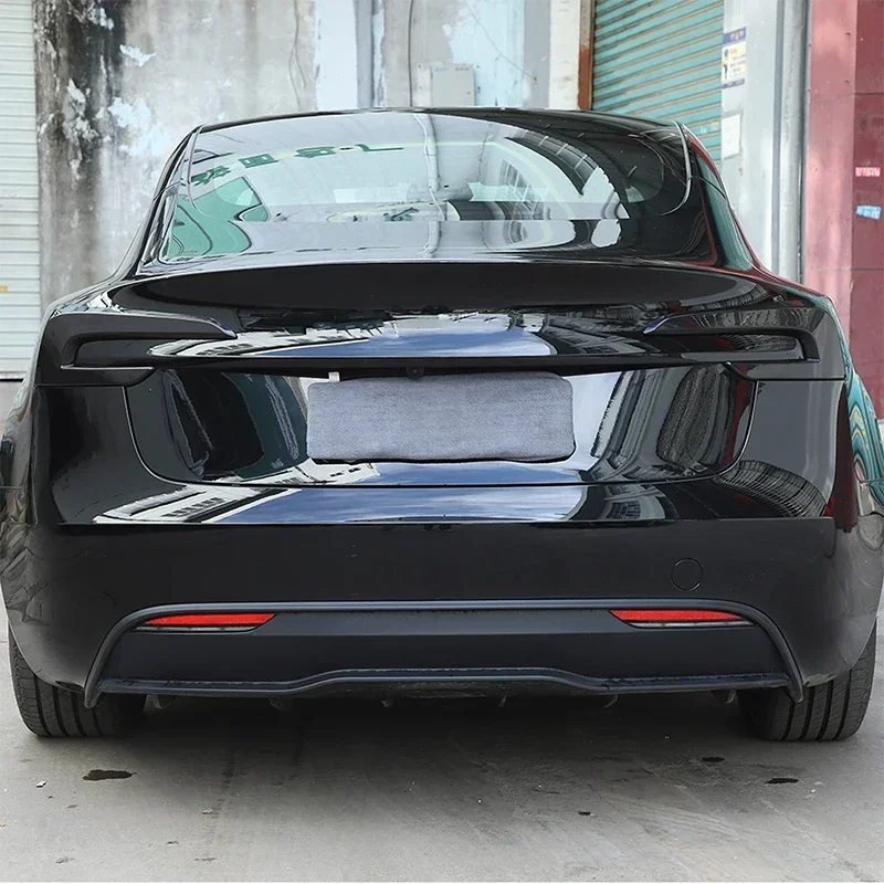 For Tesla Model 3 2023+ Car Tail Light Cover Lamp Shade Protection Shell Blackened Shell ABS Exterior Modification Accessories