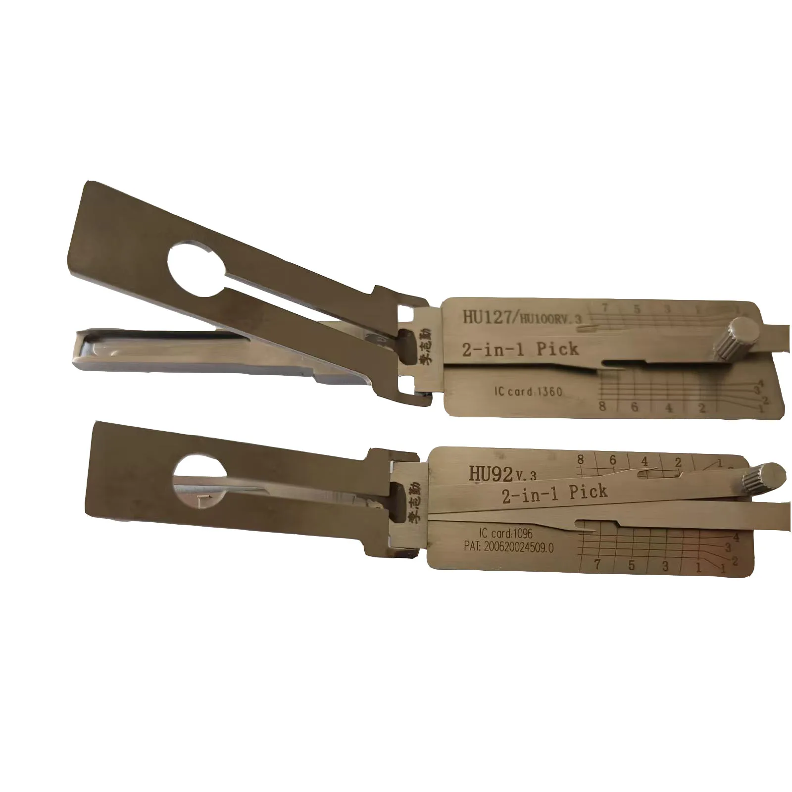 HU92 HU100R Lishi 2-in-1 Alat Pembuka Kunci untuk BMW untuk Rolls Royce Untuk Land Rover MINI MorrisGarages GM3, 7, HUF Alat Tukang Kunci