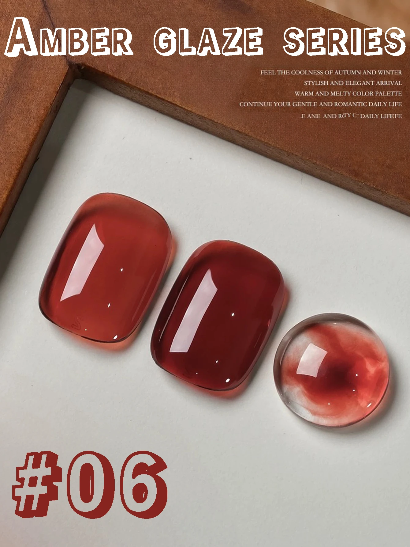 MIANEL 10ML Herbst-Nagel-Tintenfarbe Jelly Gel Nagellack 2026 Neu Maillard Schildpatt-Amber Gel-Lack Schwarze Nägel 1-8 Stück – Detail 19
