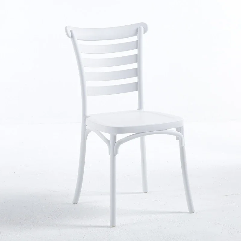 

American country style retro cafe dining chair home stacked backrest leisure chair