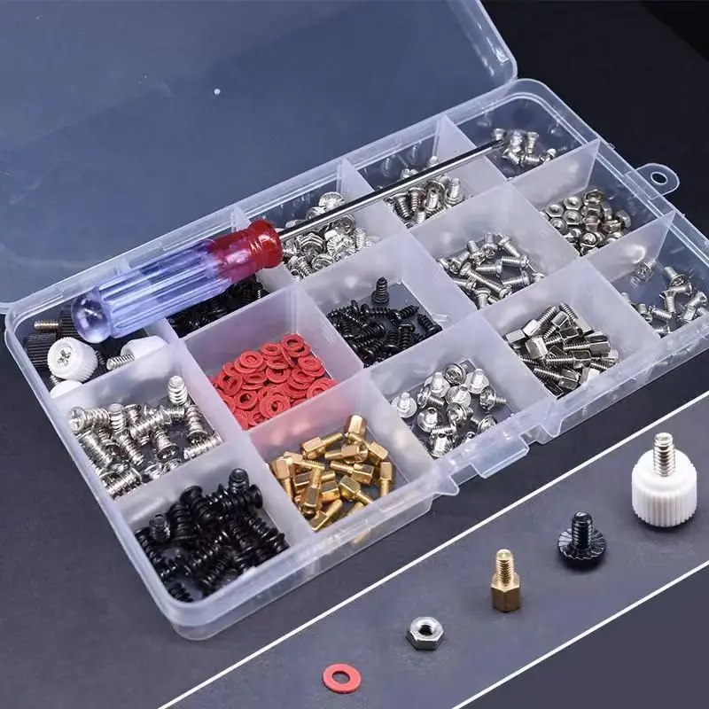 

Набор винтов для ноутбука Набор винтов для ноутбука Компьютер Электронный цифровой мини-механический набор для ремонта Аппаратное оборудование Мини-винт
