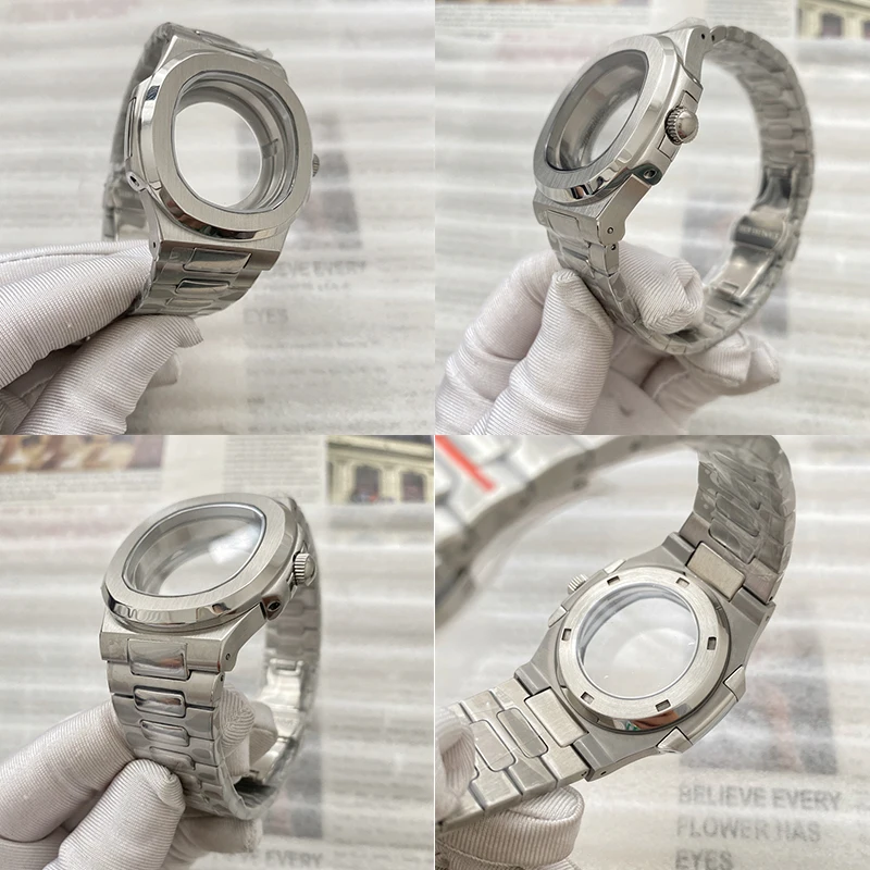 

NH35 Watch Case Accessories 41mm Sapphire Glass Case Strap Suitable for NH35/NH38/NH70 Movements