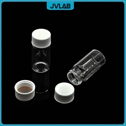 EPA Vials For Sample Storage Transparent Chromatography Vial 20 mL Parse Reagent Bottle With Cover 22mm & Septa 10 / PK