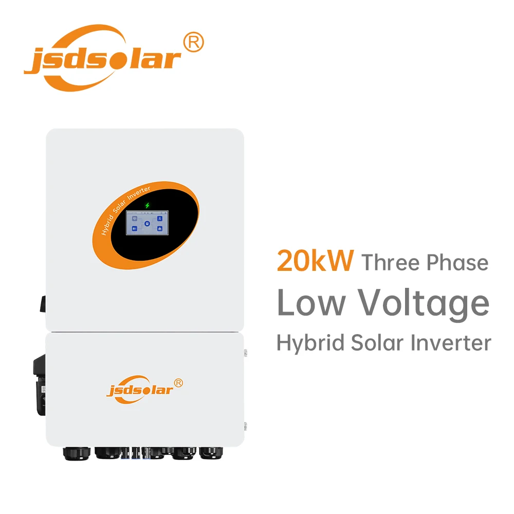 Jsdsolar 20kW DC/AC Three-phase Photovoltaic Inverter Low Voltage 5kW 10kW 15kW Solar Panels and Inverter  for Residential