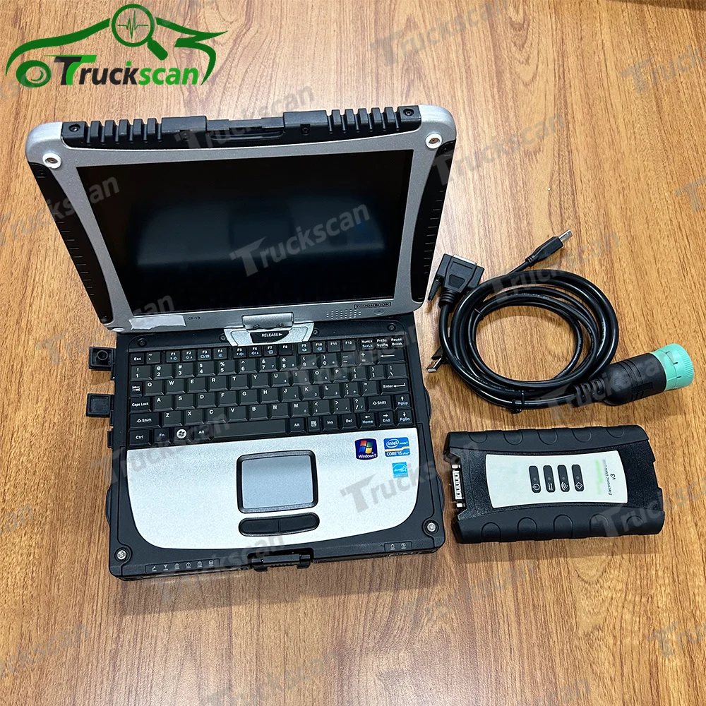 CF19 Laptop+Electronic Data Link V5.3 AG CF EDL V3 Advisor Diagnostic tool agricultural Tractor construction equipment diagnosis