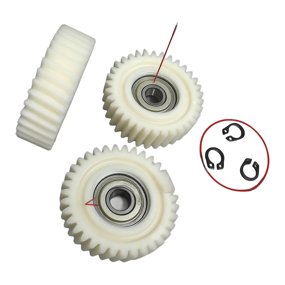 Nylon Spiral Gear 35 Tooth 47.5mm OD 13mm For 608 Bearing Use In Electric Bike, for scooter Or Small Motor Assemblies