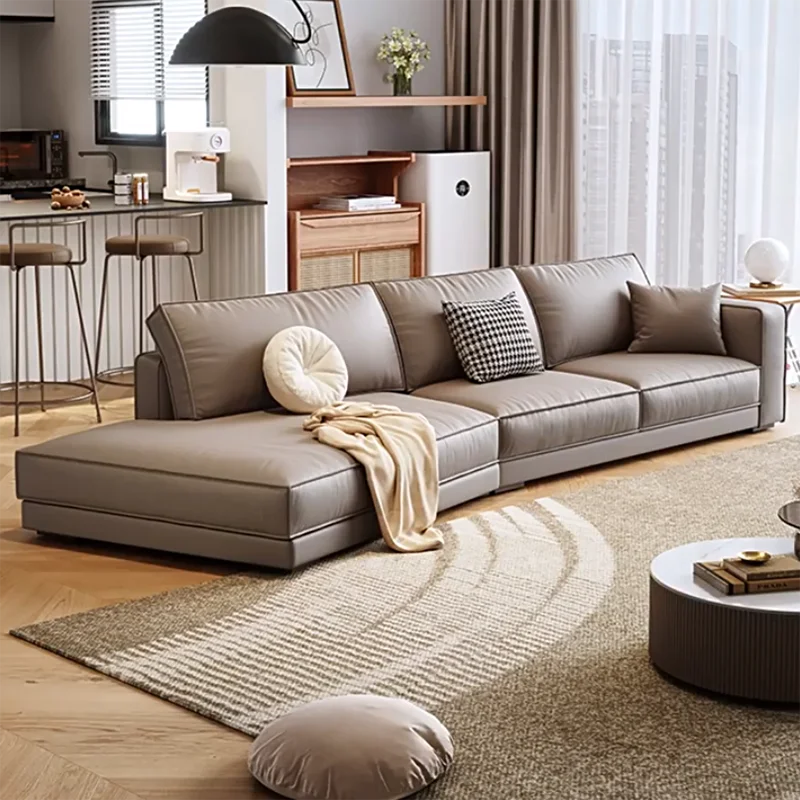 

Sleeper Nordic Couch Design Corner Relax Minimalist Extended Sofas Elegant Floor Salon Muebles Para El Hogar Furniture Home