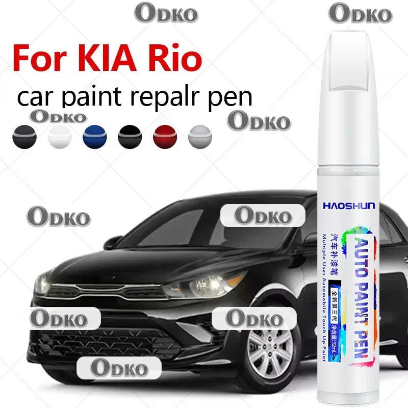 

Для KIA Rio 2000-2025 JB DC UB YB Ручка для ремонта краски Touch Up Засіб для удаления царапин Автоаксессуары «сделай сам» Черный Белый Серебристый Синий Красный