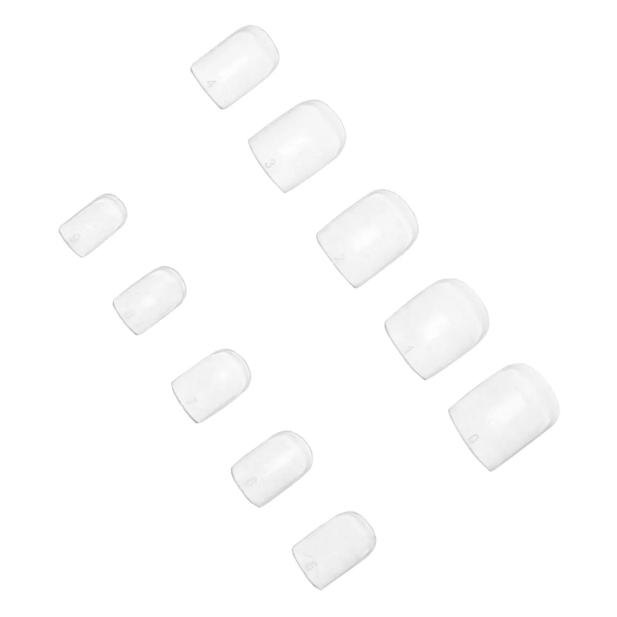 1Set Fake Nails Premium Transparent Nail Tips Easy Apply for DIY Unique Nail Art Manicure Stickers Party Gift Fake Nails