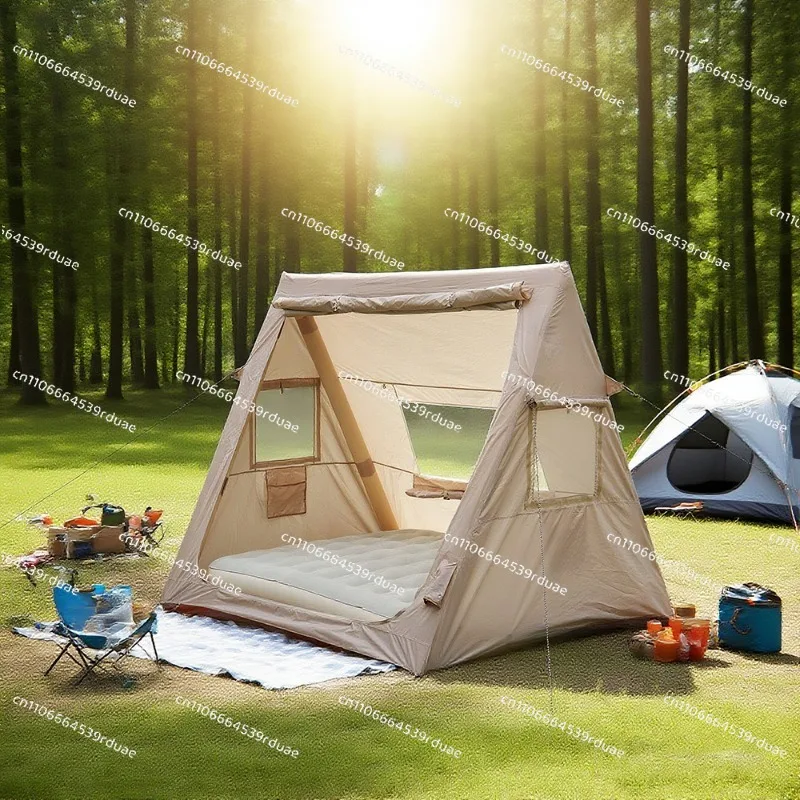 

Outdoor inflatable tent, rain-proof family, free to set up children's sun protection summer camp