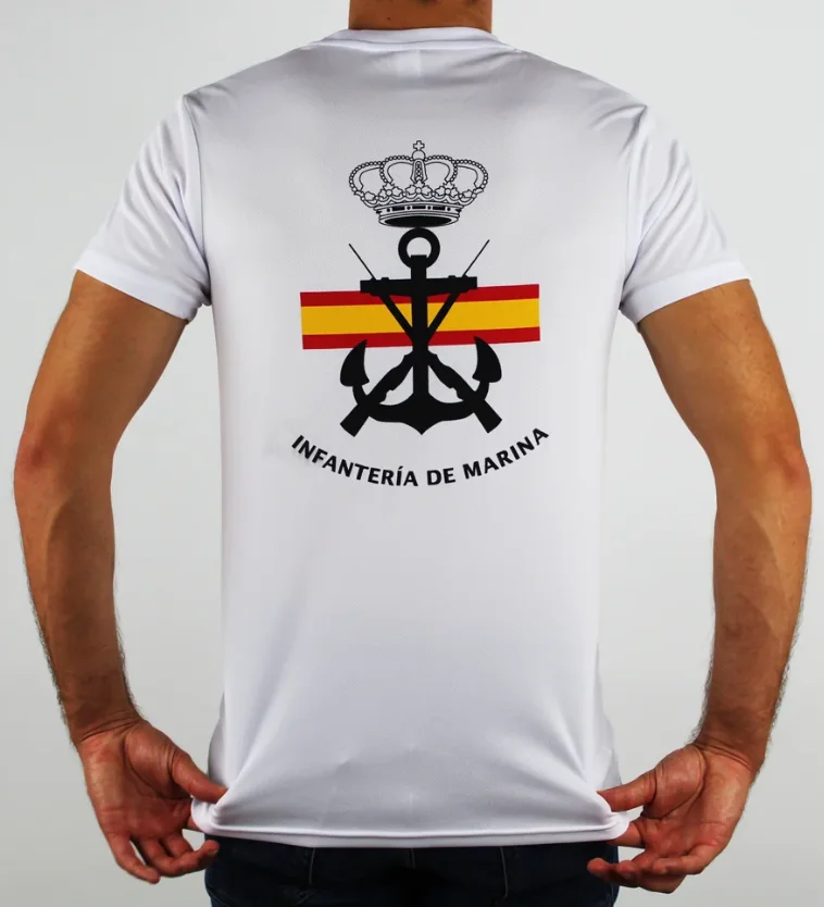 Spain Foreigh Legion Infantería De Marina Men T-Shirt Short Sleeve Casual 100% Cotton O-Neck Summer Tees