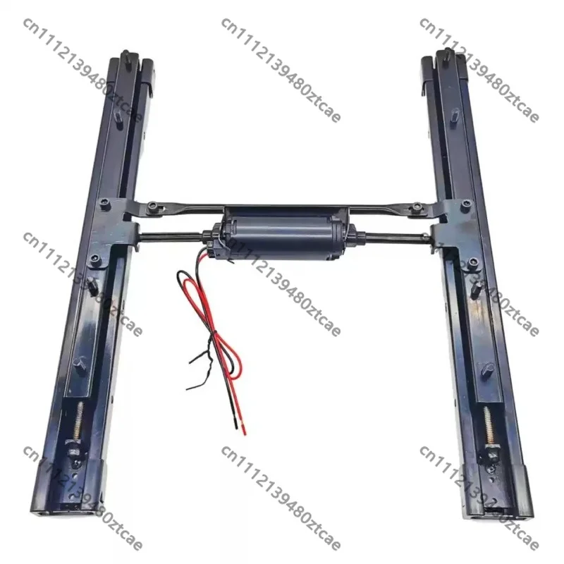 Electric Aviation Seat Slide Track With Flexible Shaft & Mount Bracket 350mm Stroke 350mm Center Distance Auto Seat Parts