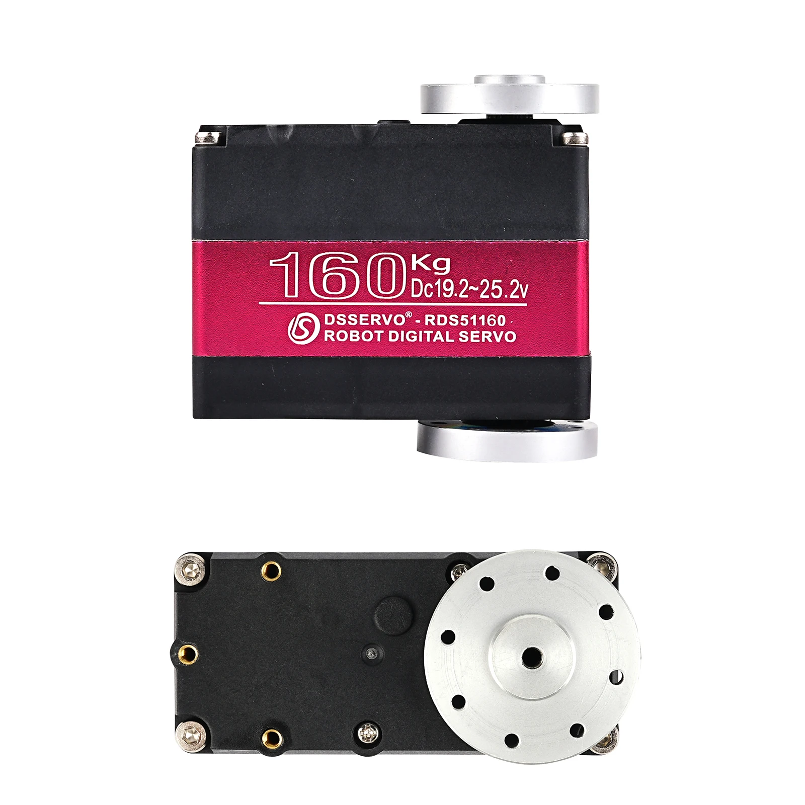 4 個 RDS51160 160KG RC デジタルサーボ 24V ロボットサーボ 180 ° /270 °   1/5 FPV ドローンカーロボット用高トルクメタルギアサーボモーター