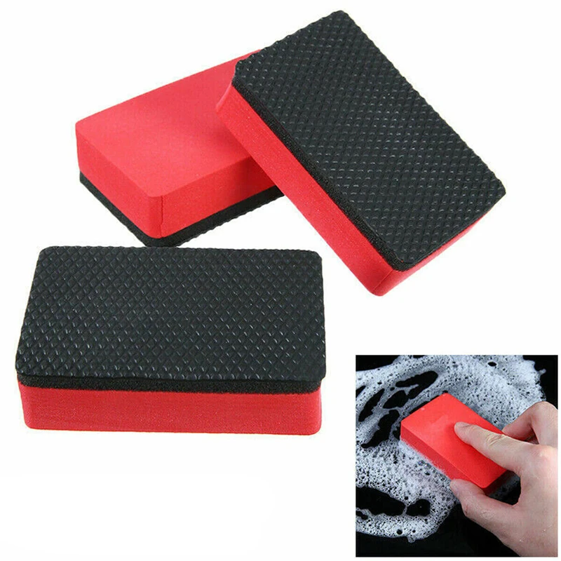 Auto Washing Tool Car Magic Clay Bar Pad Decontamination Sponge Block Cleaner Cleaning Eraser Wax Polish Pad Accessories