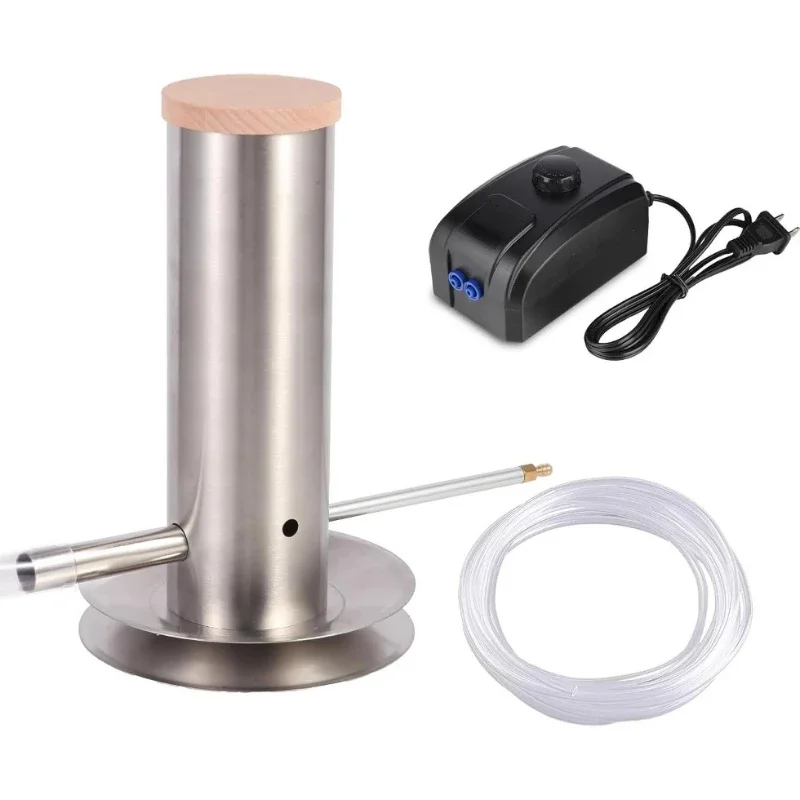 

Stainless steel barbecue smoke cooler