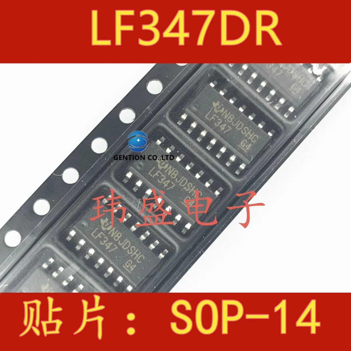 

10 шт. LF347 LF347DR SOP14 операционный усилитель в наличии 100% новый и оригинальный