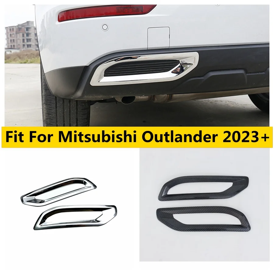 

Rear Fog Light Lamp Eyelid Eyebrow Decoration Frame Cover Trim Fit For Mitsubishi Outlander 2023 2024 Car Styling Accessories