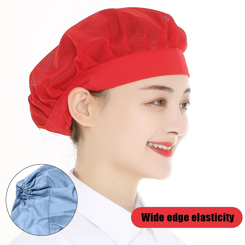 Chef Hat Dust-proof Workshop Catering Hat Food Factory Work Hat Canteen Work Hat-New