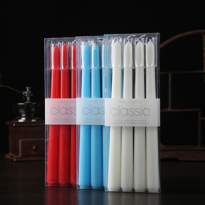 

Black Candle Candle Red White Candles DIY Long Candles for Dinner Decoration Birthday Candles Decoration