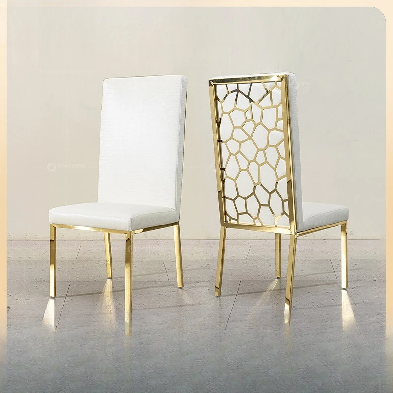 

Light luxury dining chair High-end hotel wedding banquet Wedding Banquet hall Modern restaurant set