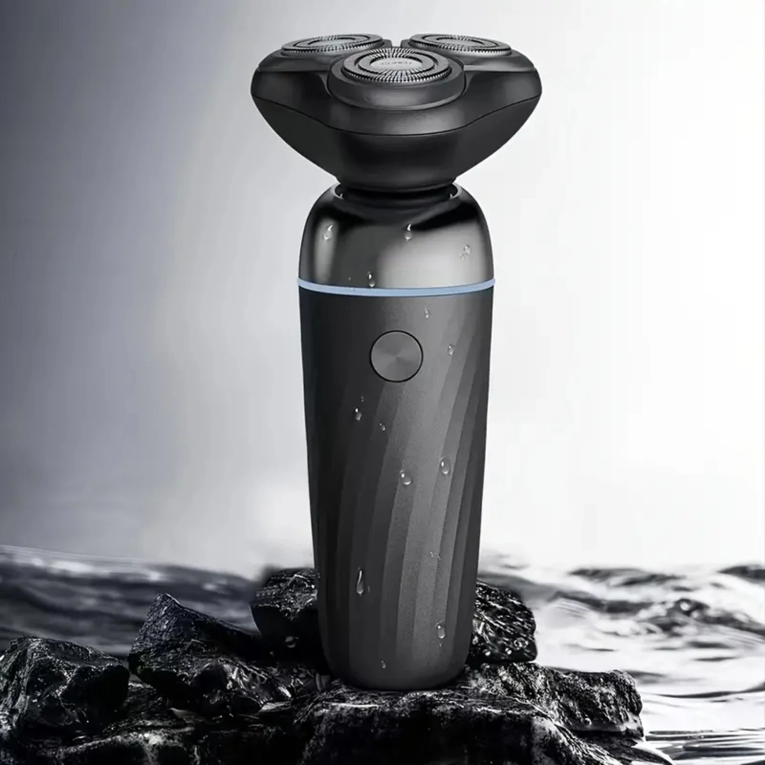 

Rechargeable Men's Corded/Cordless Shaver with Self-Sharpening Blades and Pop-Up Trimmer for Precise Grooming