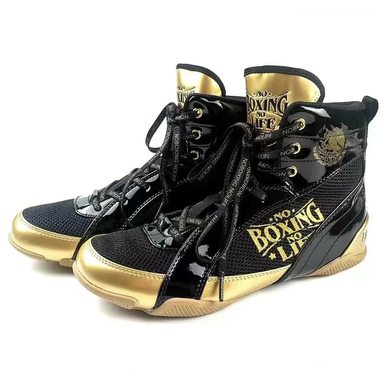 Luxury Brand Wrestling Boots for Unisex Breathable Boxing Shoes Men Women Designer Competition Sports Fighting Shoe Couples