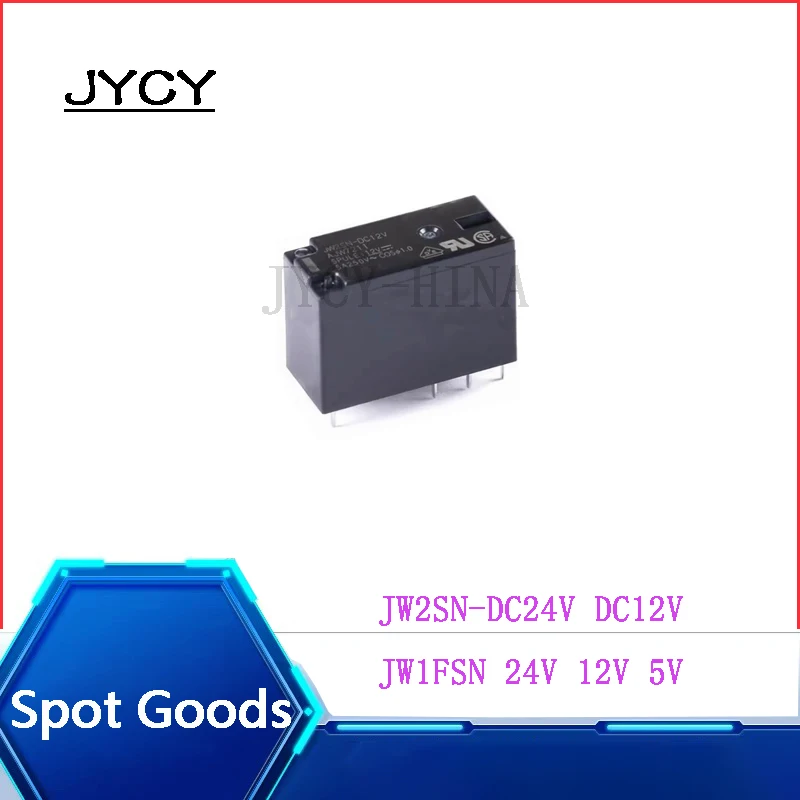 5PCS/lote JW1FSN-DC5V JW1FSN-DC12V JW1FSN-DC24V 5 Pins 10A  JW2SN-DC12V JW2SN-DC24V  8 Pins  5A  New relay