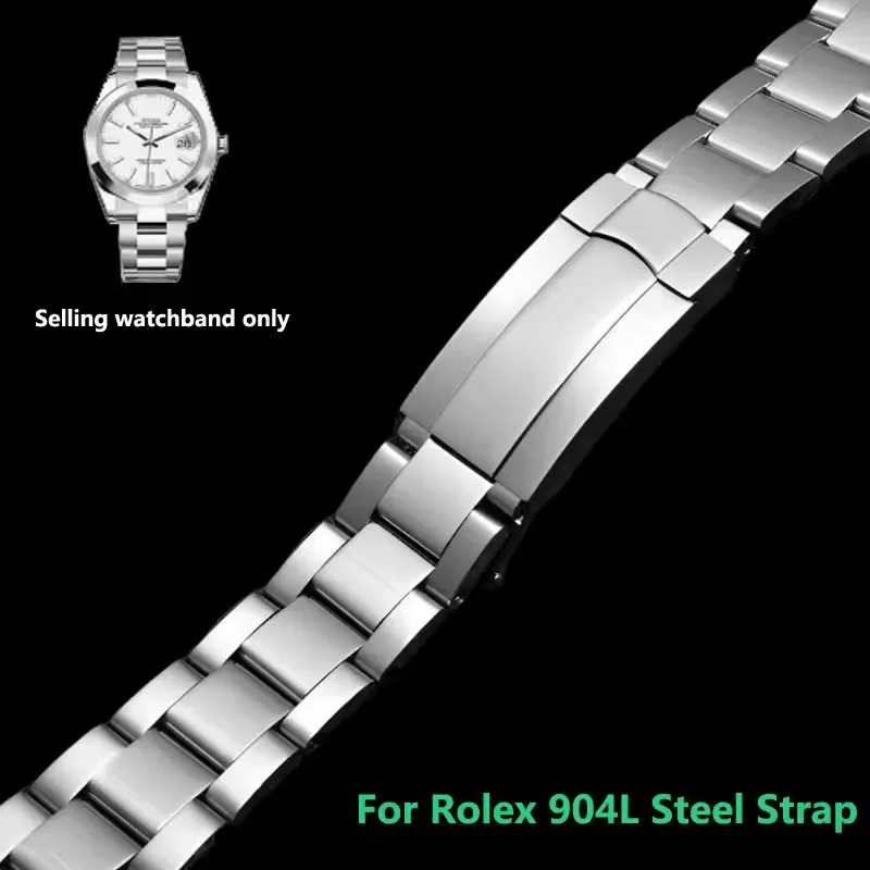 

20mm 21mm 904L Watchbands For SUB DAYTONA NH35 NH36 Men Glide Lock Clasp Watch Strap Solid Stainless Steel Watch Bracelet