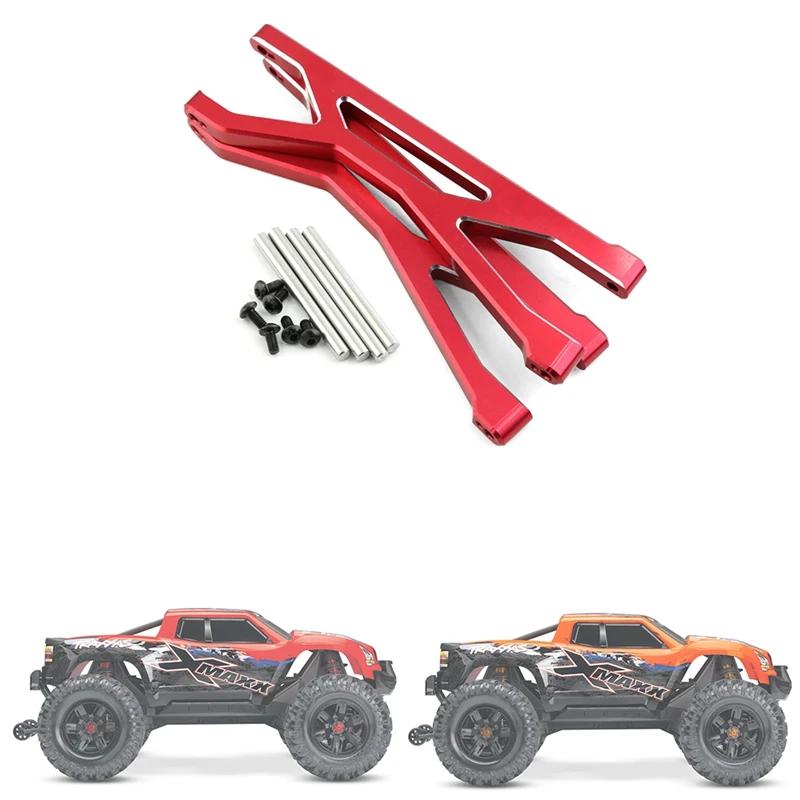 2 Stuks Aluminium Voor/Achter Bovenste Draagarm Voor 1/5 Traxxas X-Maxx Xmaxx 6S 8S Rc Monster Truck Upgrade Onderdelen