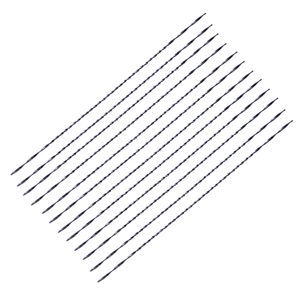12 pezzi di filo a forma di U lame fai da te per accessori a spirale seghetto alternativo taglio denti H sega parti di ricambio utensili in acciaio