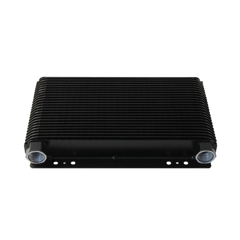 Universal 12/24/36/48 Row 24/48/72/96-Plate Oil Cooler Transmission Element Only For Universal Beetle VW Baja Bug Black Aluminum