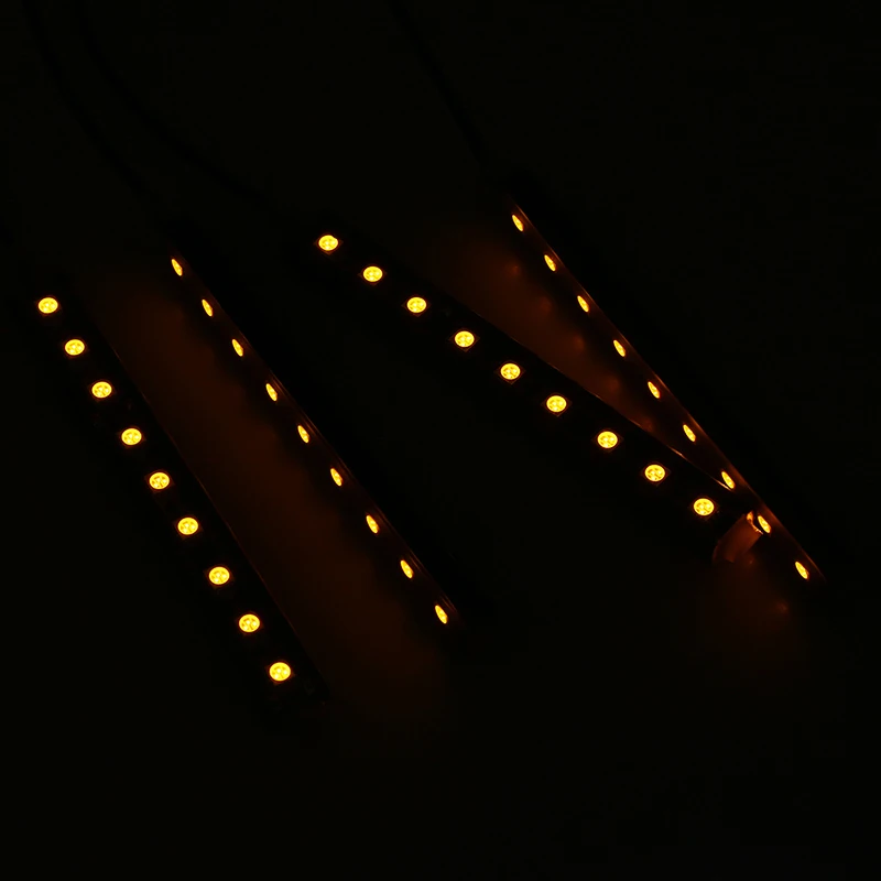 سيارة الداخلية LED قطاع أضواء مصباح لتهيئة الجو مصباح مع شحن السجائر الديكور فوتويل الإضاءة شريط أخضر/أزرق/أصفر