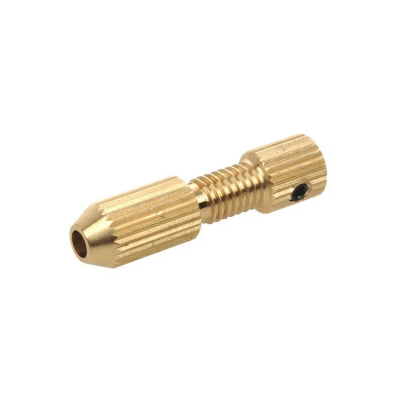 다중 유형 미니 드릴 콜레트 척 2.0mm 샤프트 구멍 황동 모터 샤프트 클램프 황동 척 어댑터 전동 공구 액세서리