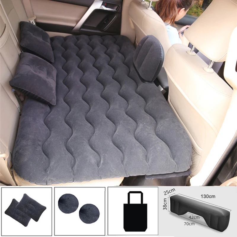 Car Air Inflatable Travel Mattress Bed Universal for Back Seat Multi functional Sofa Pillow Outdoor Camping Mat Cushion