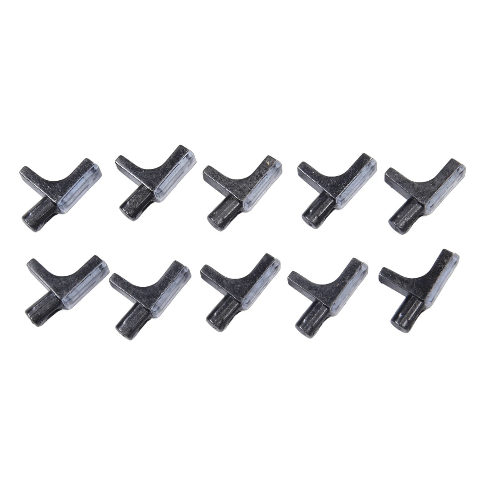 

Brand New Shelf Support Pegs Shelf Bracket Replacement Silver/black 10 Pieces Accessories For Shelves Supplies