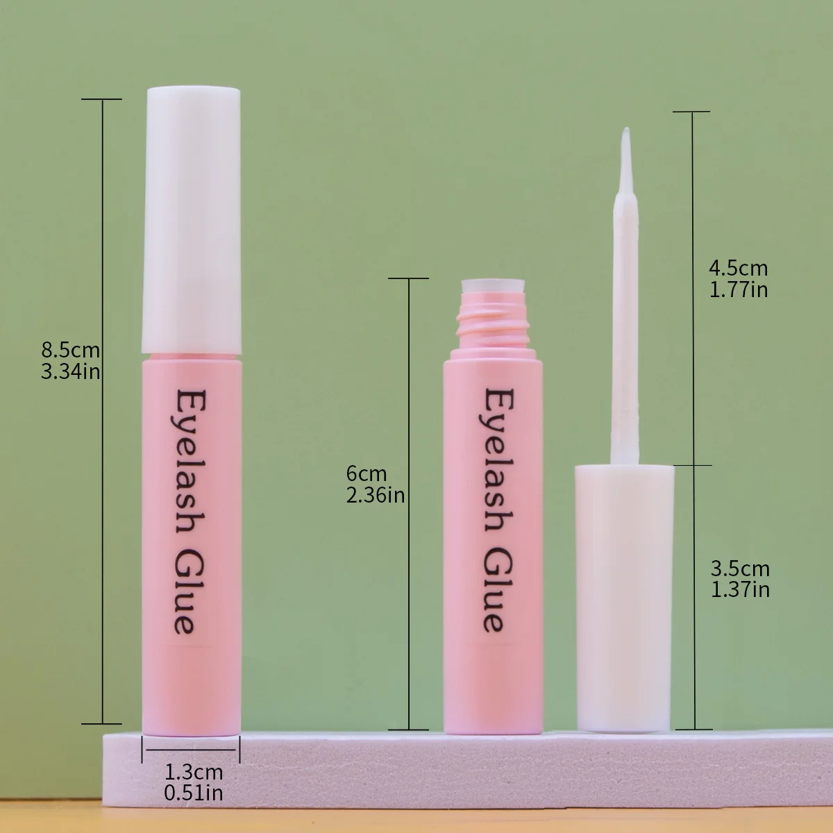 False eyelash glue lasting styling natural quick drying sticky eyelash white transparent model