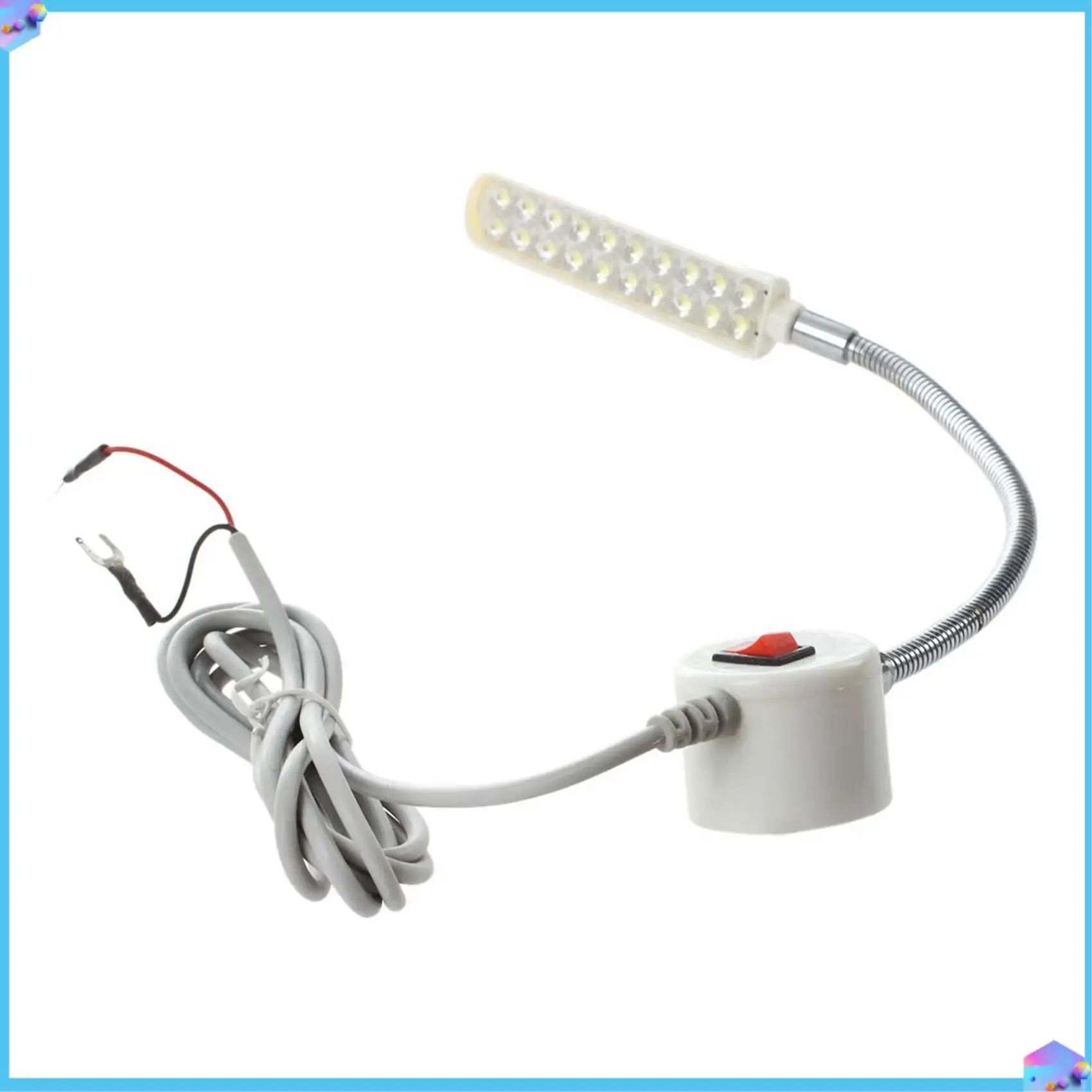 A43T 3X 20 LED 220V 재봉틀 작업 램프 자기 유형 LED 조명