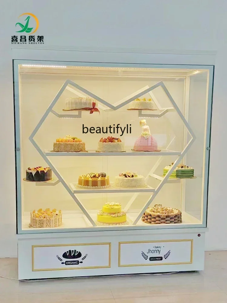 M182 Cake Shop Cake Model Cabinet Display Rack Bread Cabinet Display Cabinet Glass Commercial Window