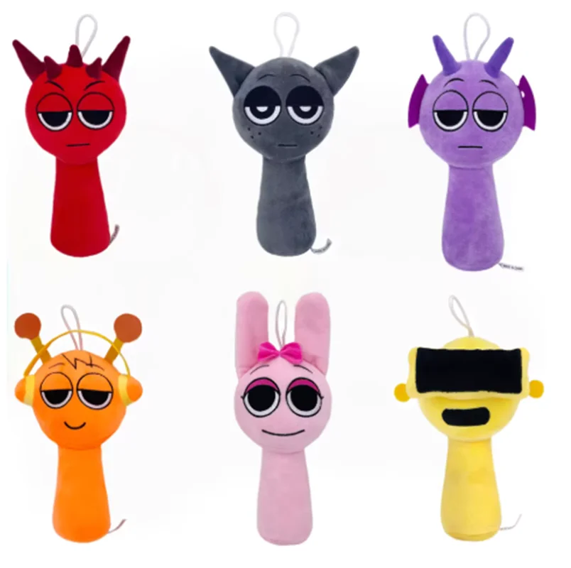 New Sprunki Plush Game Deamond Dr. Harrison Qurst Wenda Gray Soft Doll Peripherals Cute Birthday Gift Toys Game Kids
