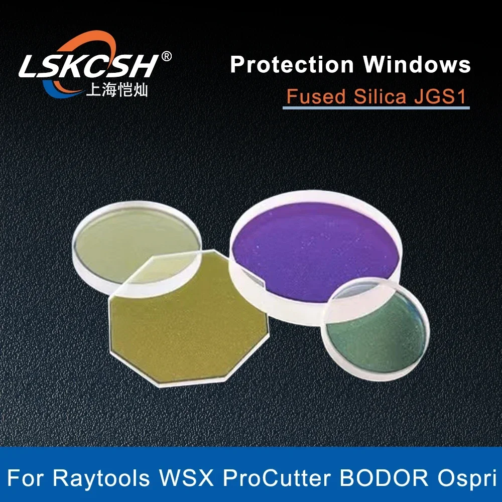  50PCS Laser Protection Window Lens Protective Windows 18x2 20x2 27.9x4.1 37x7 For ProCutter WSX Bodor Raytools Laser Head