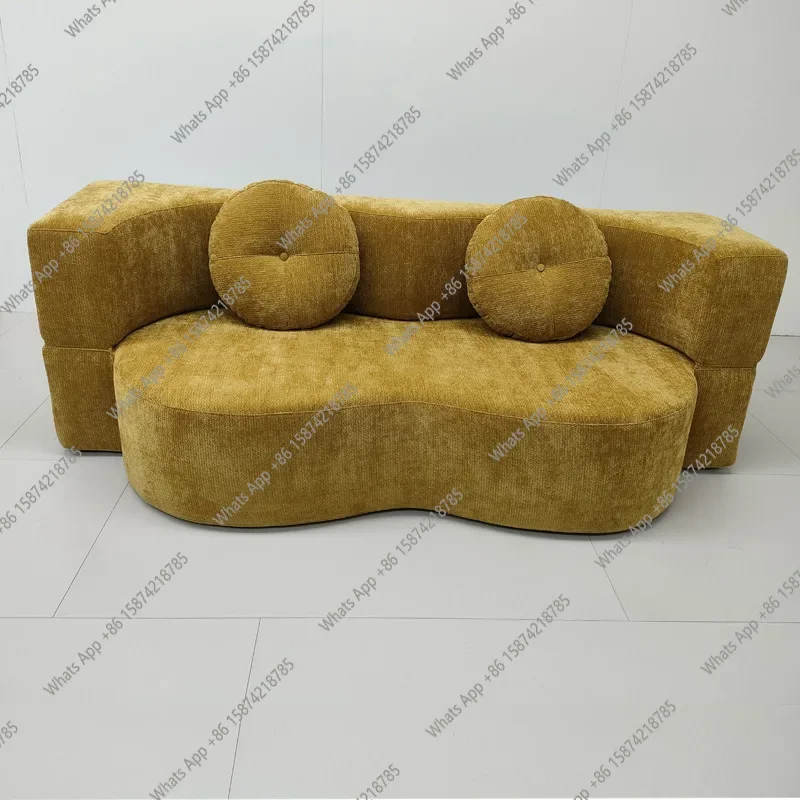 YX Vacuum Compression Sofa Modern Living Room Bedroom Corner Modular Couch Floor Sofa Bed Multi Function Nordic Simple Decoratio