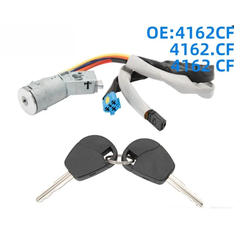 

4162CF для Citroen Berlingo, цилиндр замка зажигания в сборе, новый 162.CF 4162 CF 4162CH 4162.CH 4162 CH