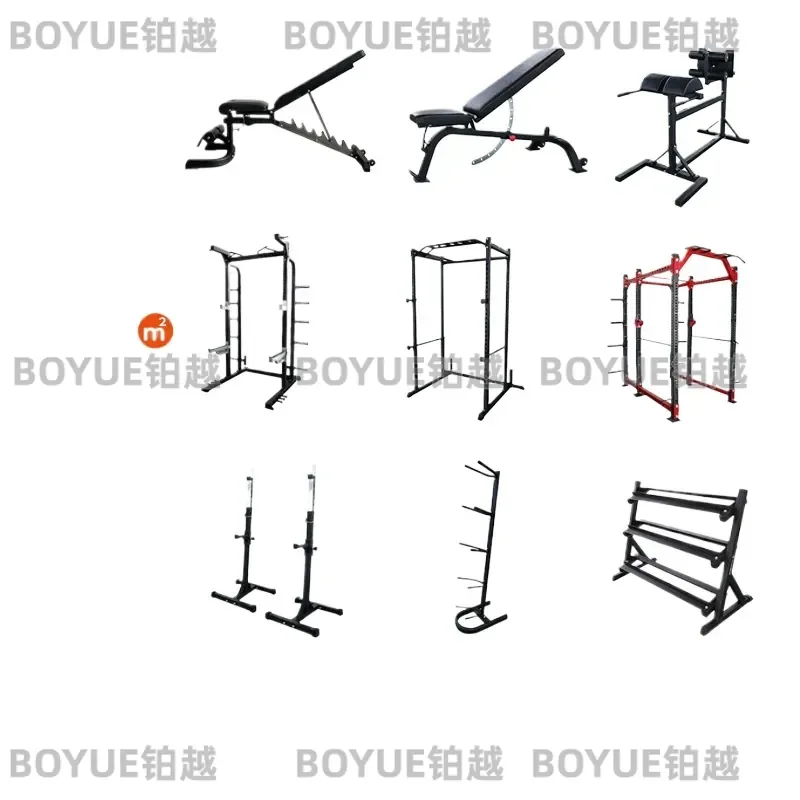 Heavy Duty Power Rack Squat Stand Multifunctional Bench Press Cage Commercial Gym Fitness Equipment Strength Training Station