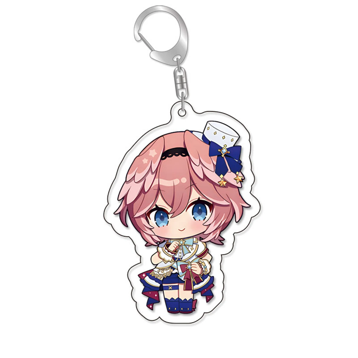 Anime Acrylic Keychain Virtual Anchor Cartoon Character Pendant, Suitable for Bags and Keys, cosplay gifts Perfect Gift for Fans