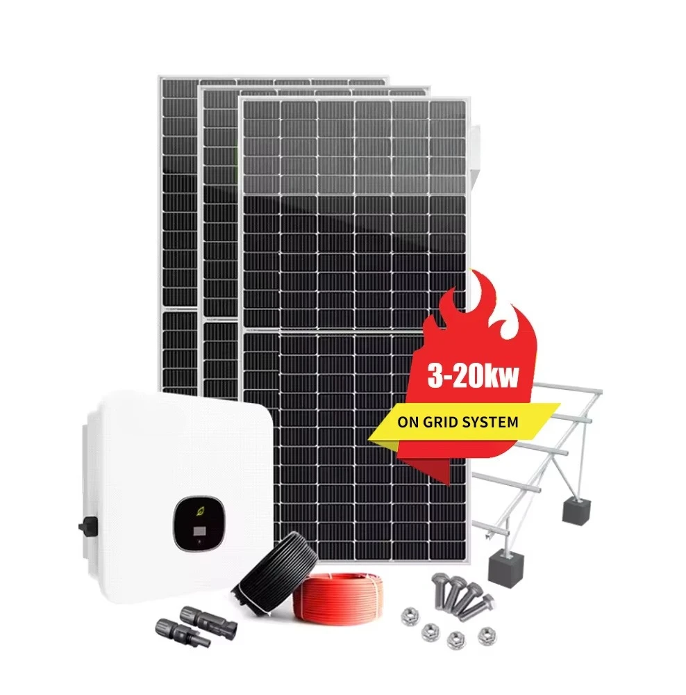 1KW 5KW 10KW Complete Solar Kit Off Hybrid on Grid Solar Panel System for Home Solar Energy System