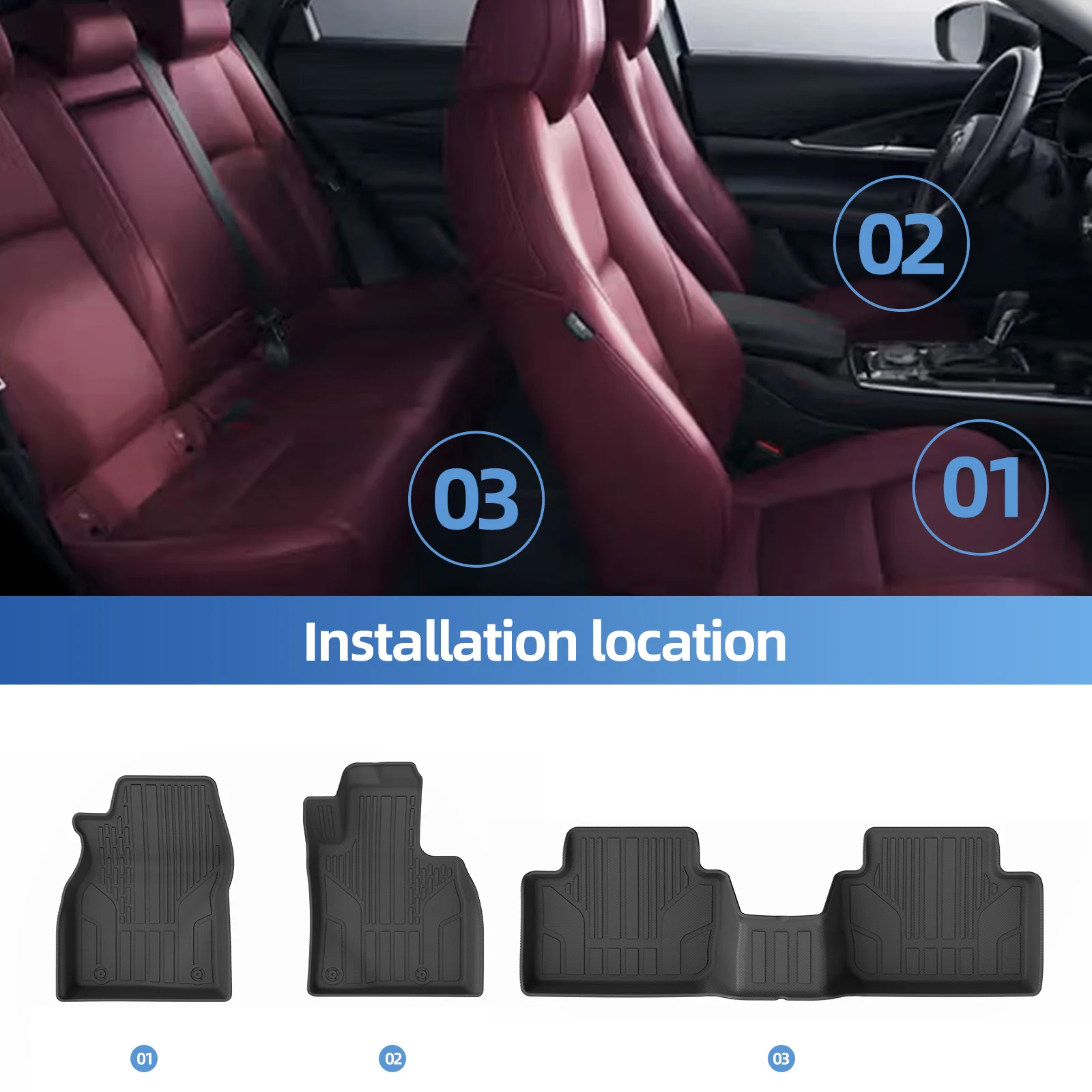 LUCKEASY สำหรับ Mazda CX-30 2W - Car Floor Mat บทวิจารณ์และราคา