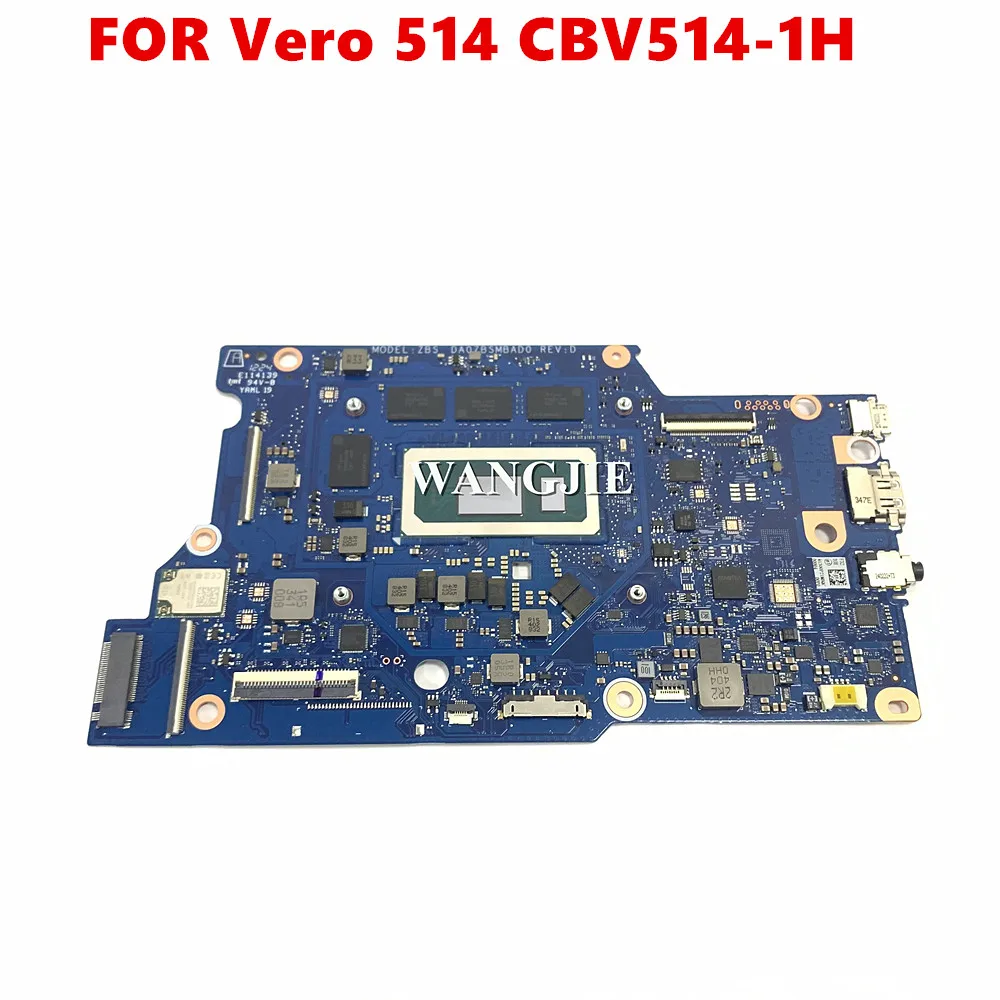 NBKAL11005 For ACER Chromebook Vero CBV514-1H Laptop Motherboard DA0ZBSMBAD0 SRLFT I3-1215U 16GB RAM 100% Working